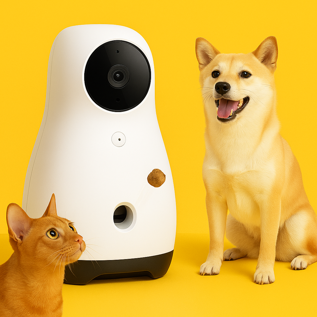 Caméra Distributeur – Surveillez et récompensez votre animal