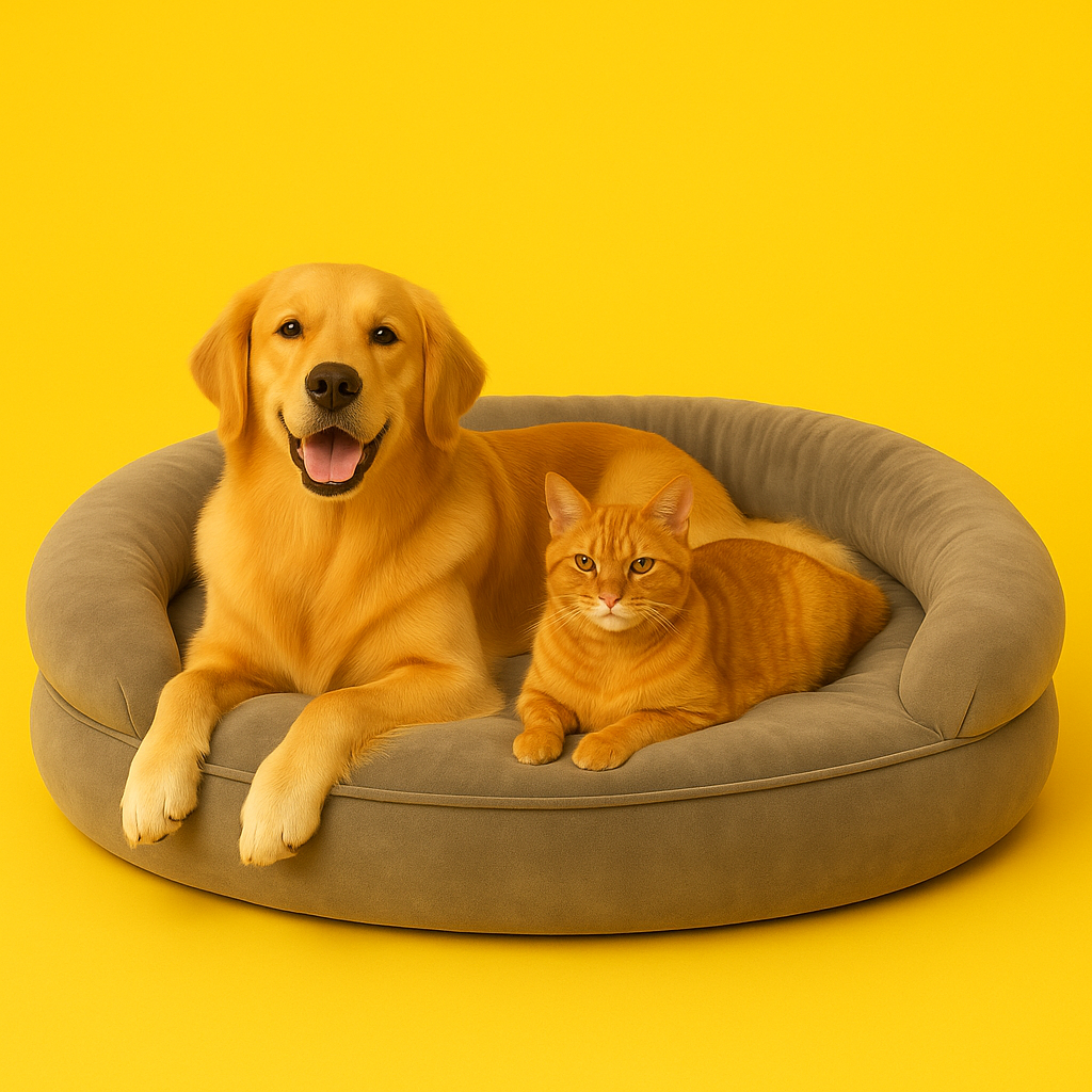 Lit Orthopédique Premium – Confort absolu pour chiens et chats