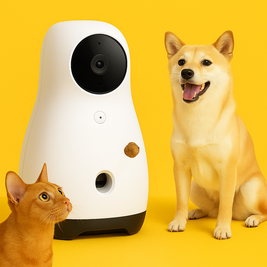 Caméra Distributeur – Surveillez et récompensez votre animal