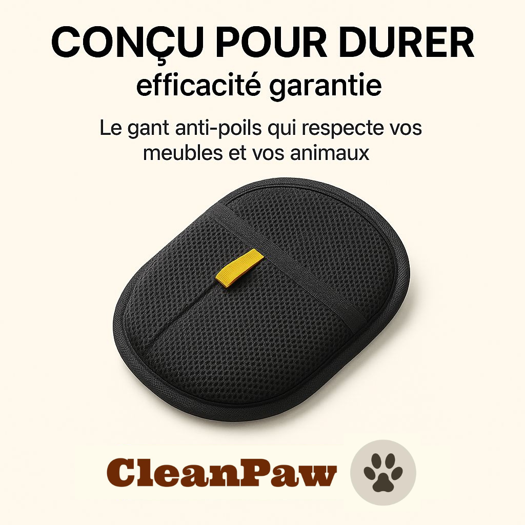 Gant Anti-poils - Adieu les poils, bonjour la propreté